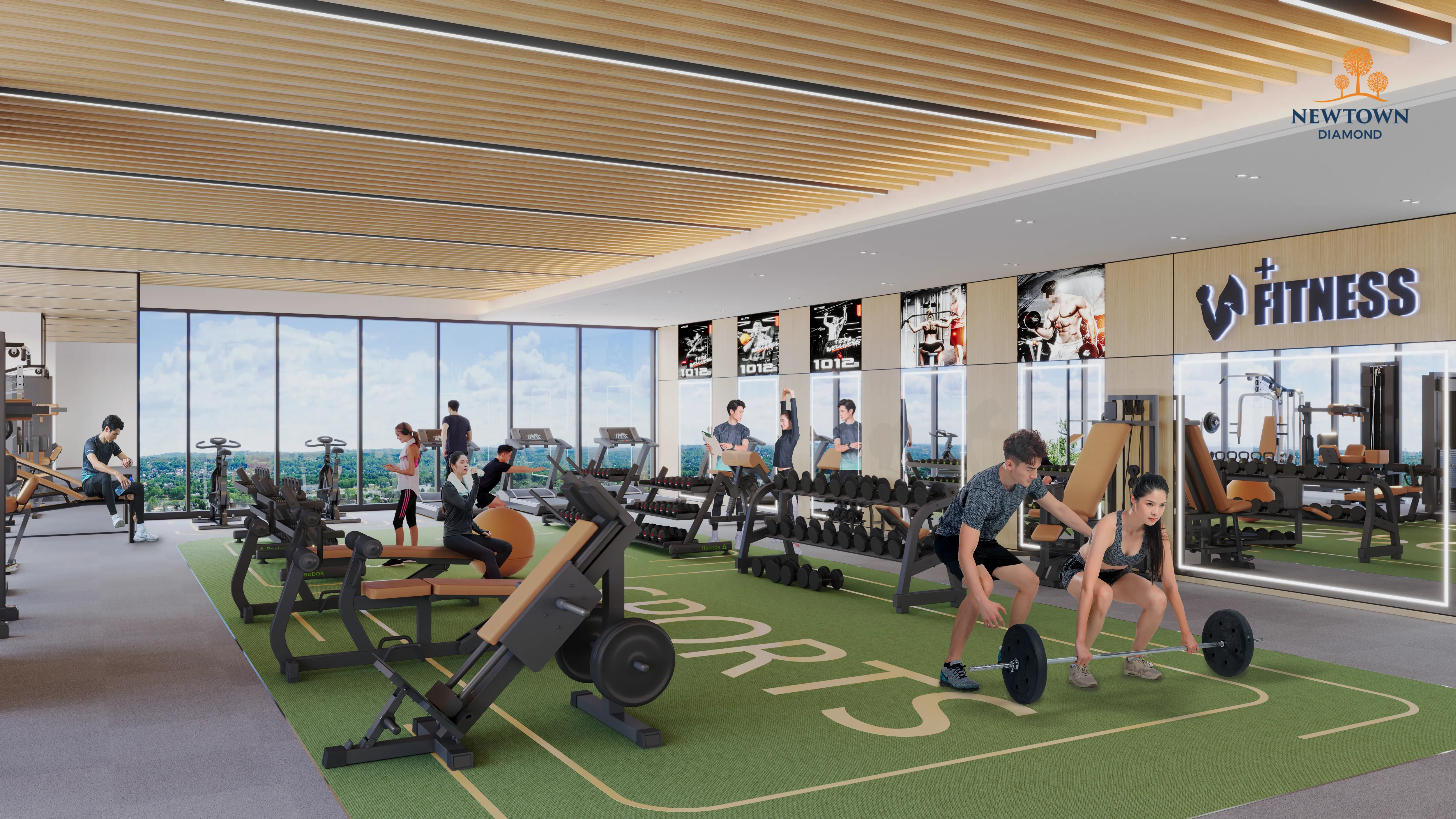 Phòng gym đẳng cấp